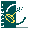 Liaison Entre Actions de Développement de l'économie Rurale, (Links between the rural economy and development actions) LEADER Logo